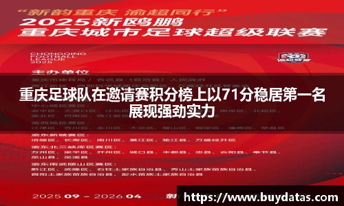 重庆足球队在邀请赛积分榜上以71分稳居第一名展现强劲实力